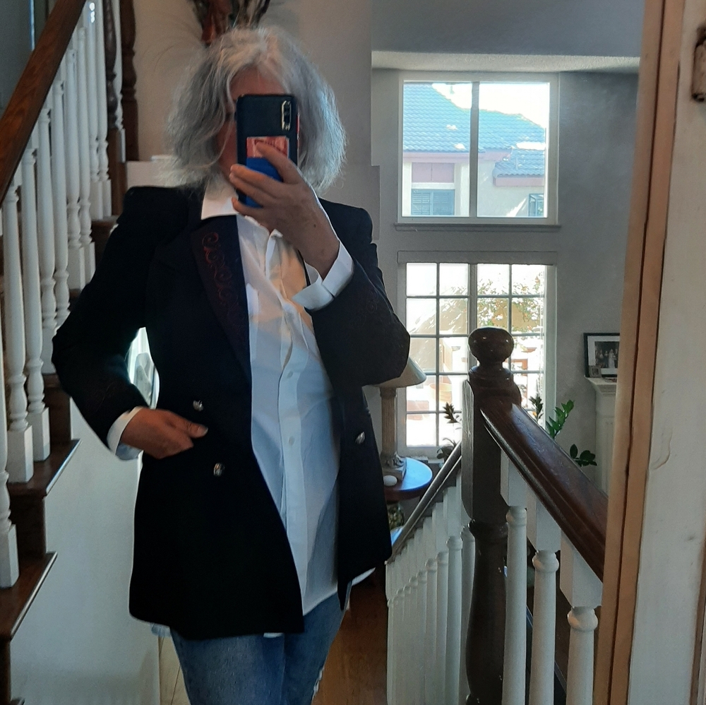 De Casta New York beauful wool jacket,  fully lined.size 4 ( fits like size 6)